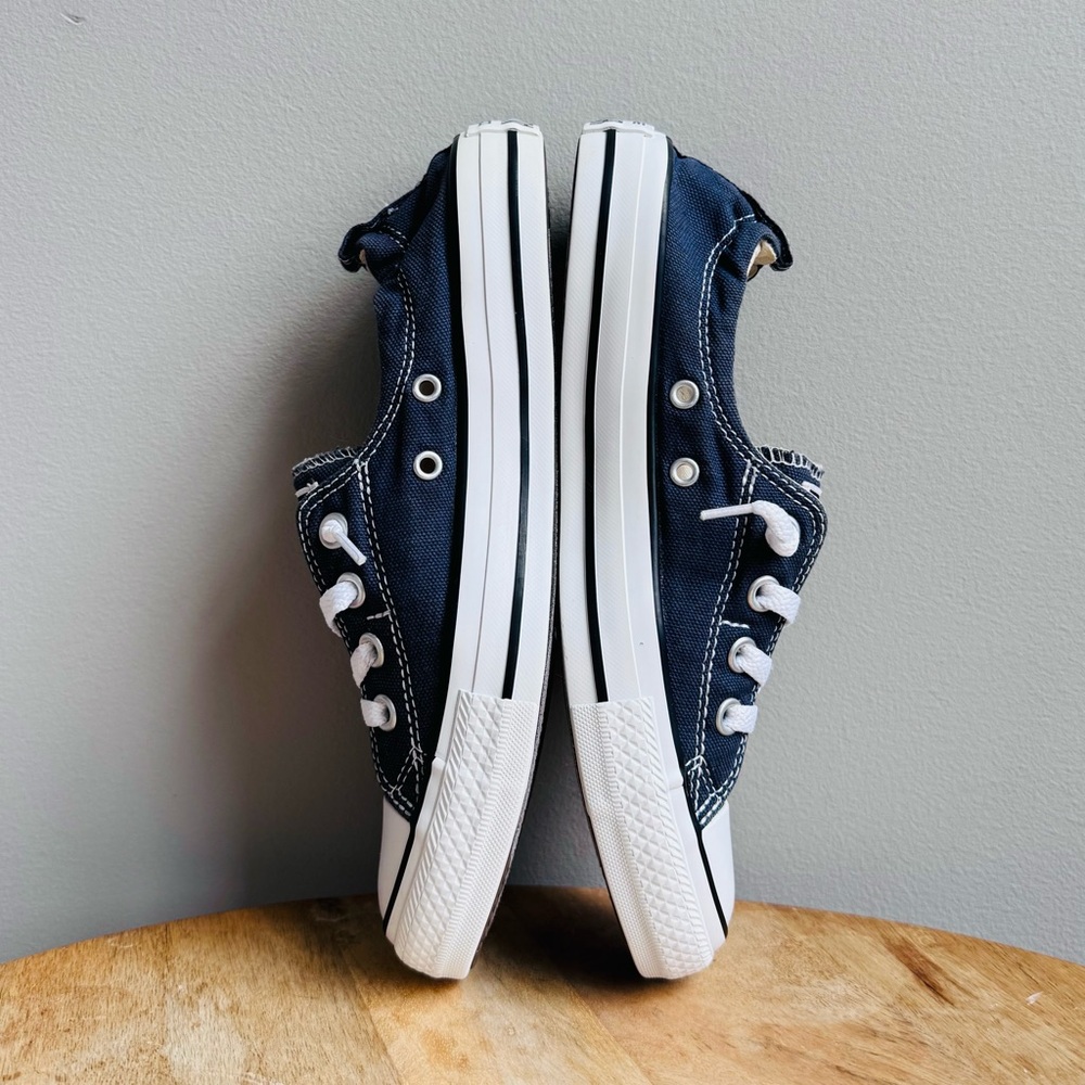 Converse All Star Shoreline Navy Blue Women's Shoes Size 10 Slip On Canvas - Picture 4 of 8